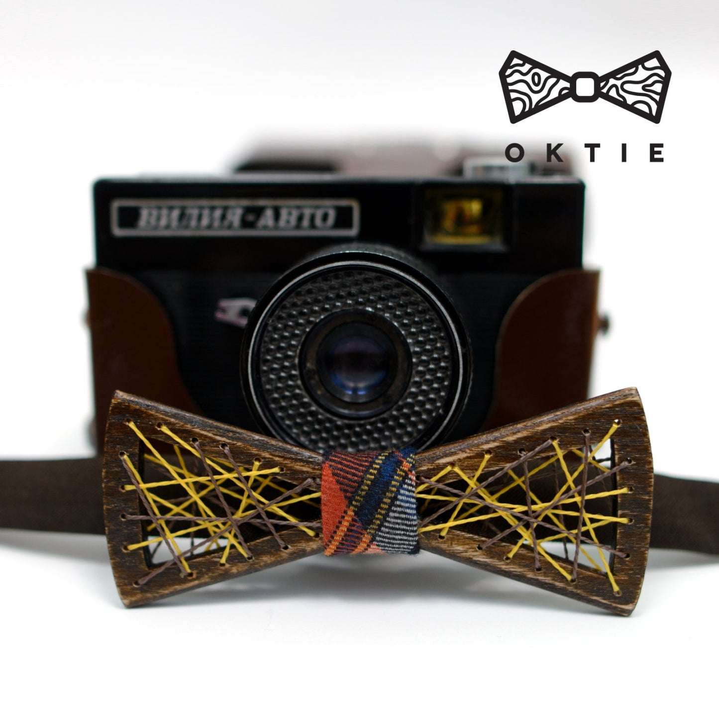 Handmade Wooden Bow Tie: Ash & Walnut, Groomsmen Gift