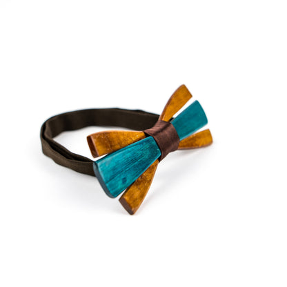 Handmade Oak Wooden Bow Tie, Groomsmen Gift
