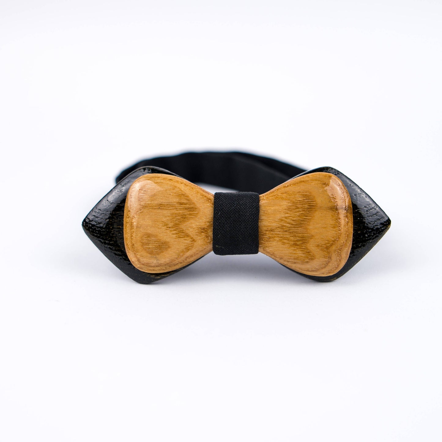 Handmade Ash Wood Bow Tie, Groomsmen Gift Box
