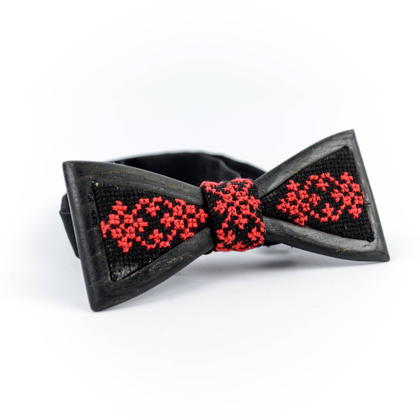 Ethnic Wooden Bow Tie: Ukrainian Ornament, Groomsmen Gift