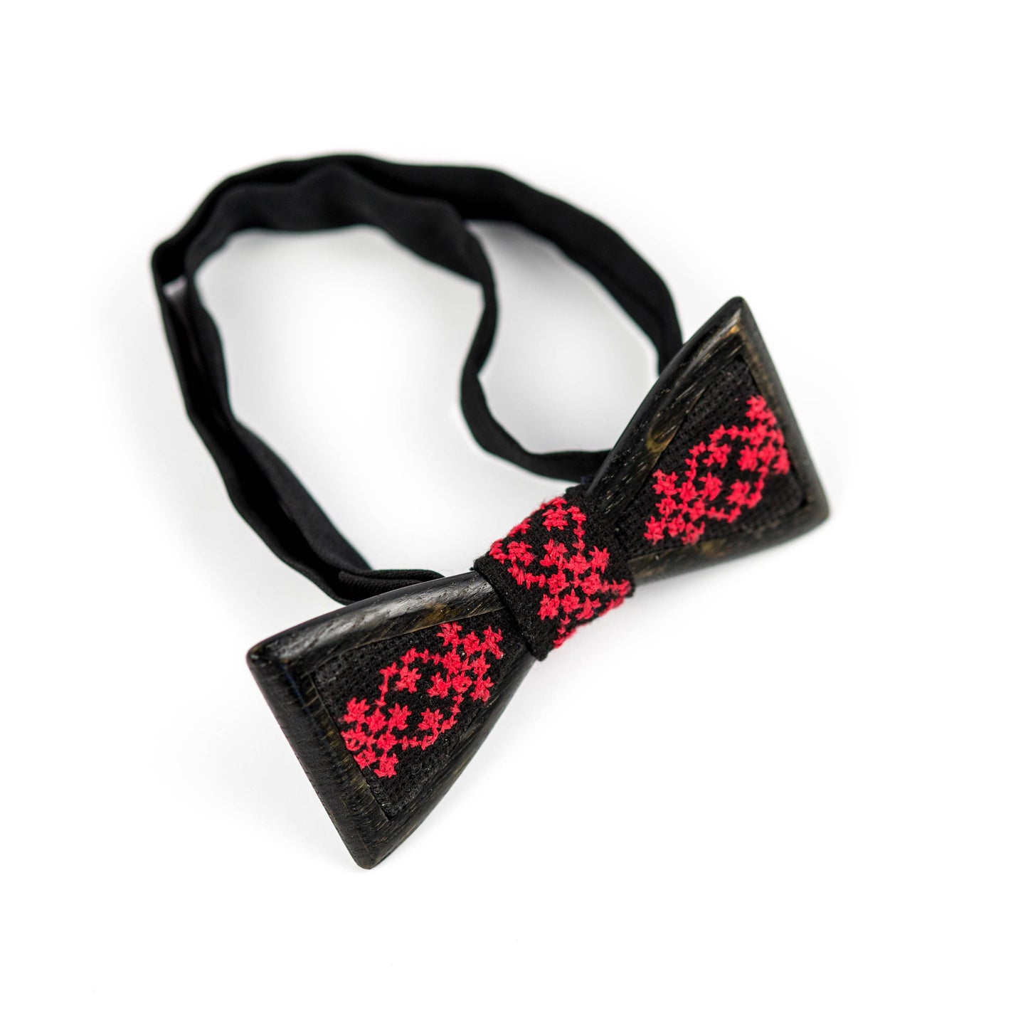 Ethnic Wooden Bow Tie: Ukrainian Ornament, Groomsmen Gift