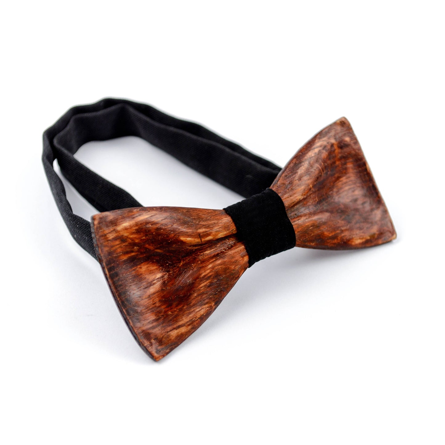 Oak Wood Bow Tie for Men: Wedding Groomsmen Gift Box