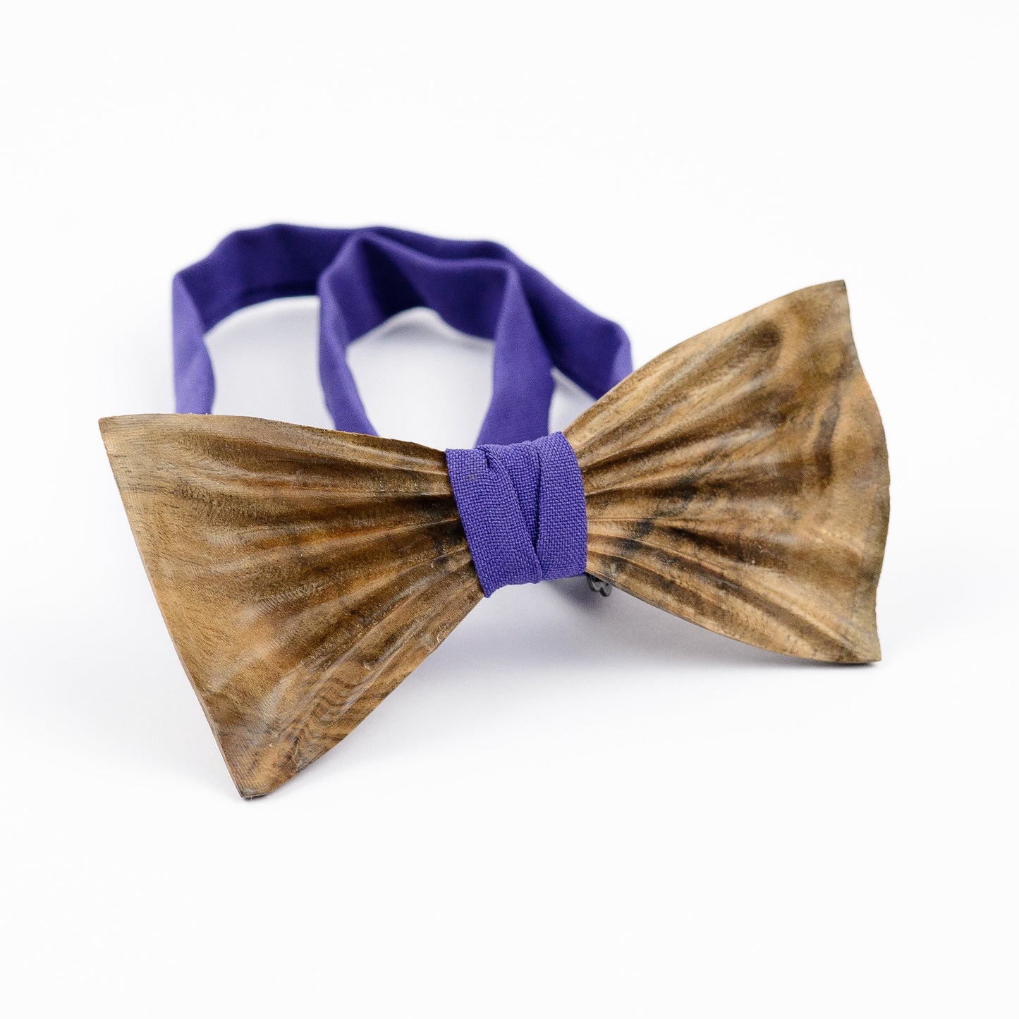 Walnut Wooden Bow Tie Cufflink Set, Groom Best Man Gift
