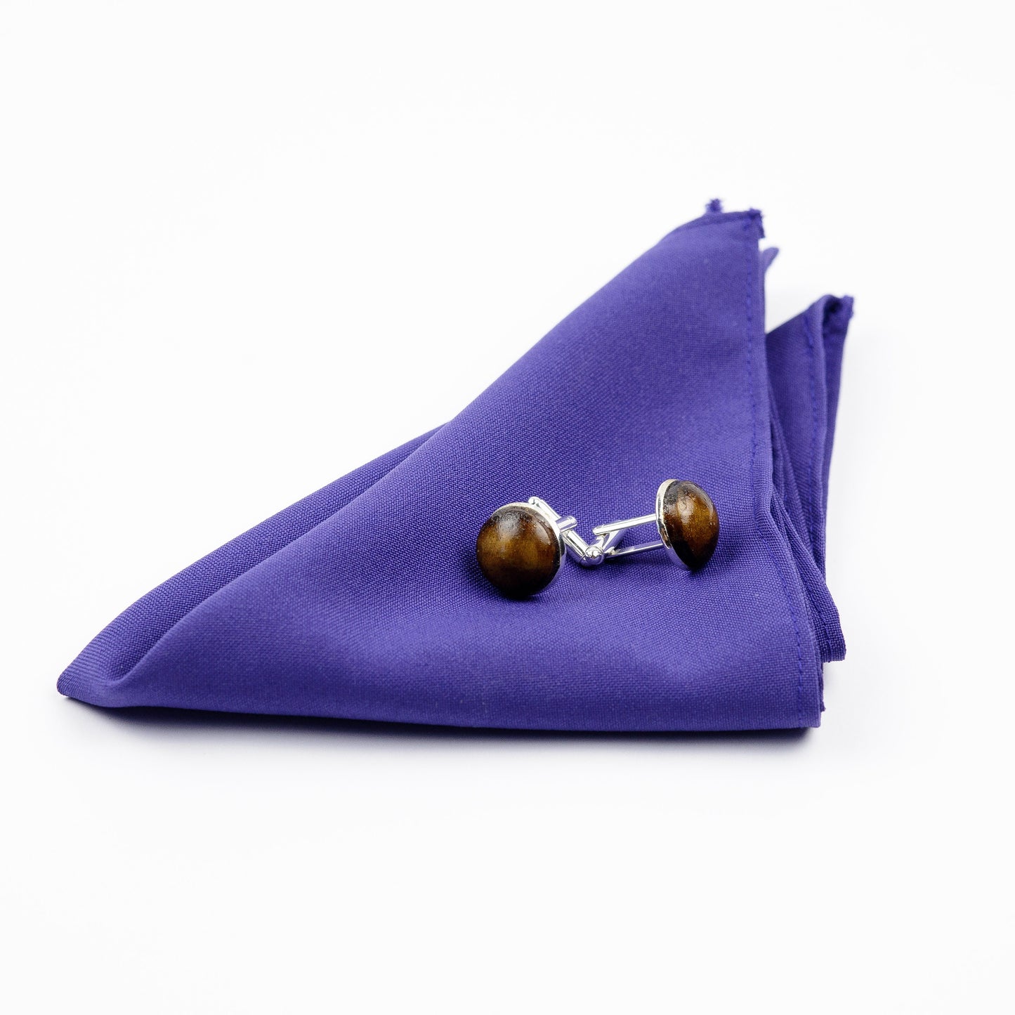 Walnut Wooden Bow Tie Cufflink Set, Groom Best Man Gift