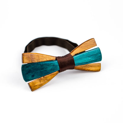 Handmade Oak Wooden Bow Tie, Groomsmen Gift