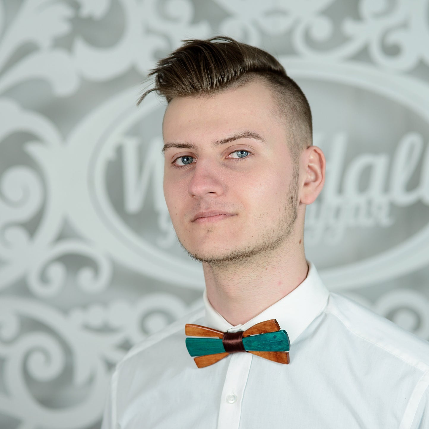 Handmade Oak Wooden Bow Tie, Groomsmen Gift