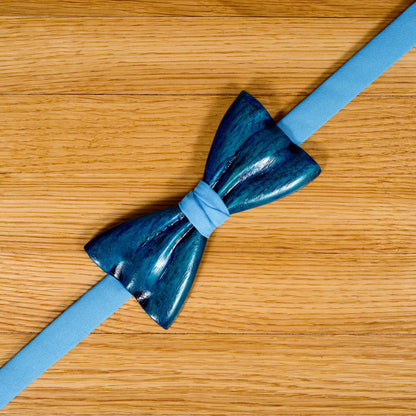Handmade Walnut Wood Bow Tie: Groomsmen Gift, Wedding Accessory