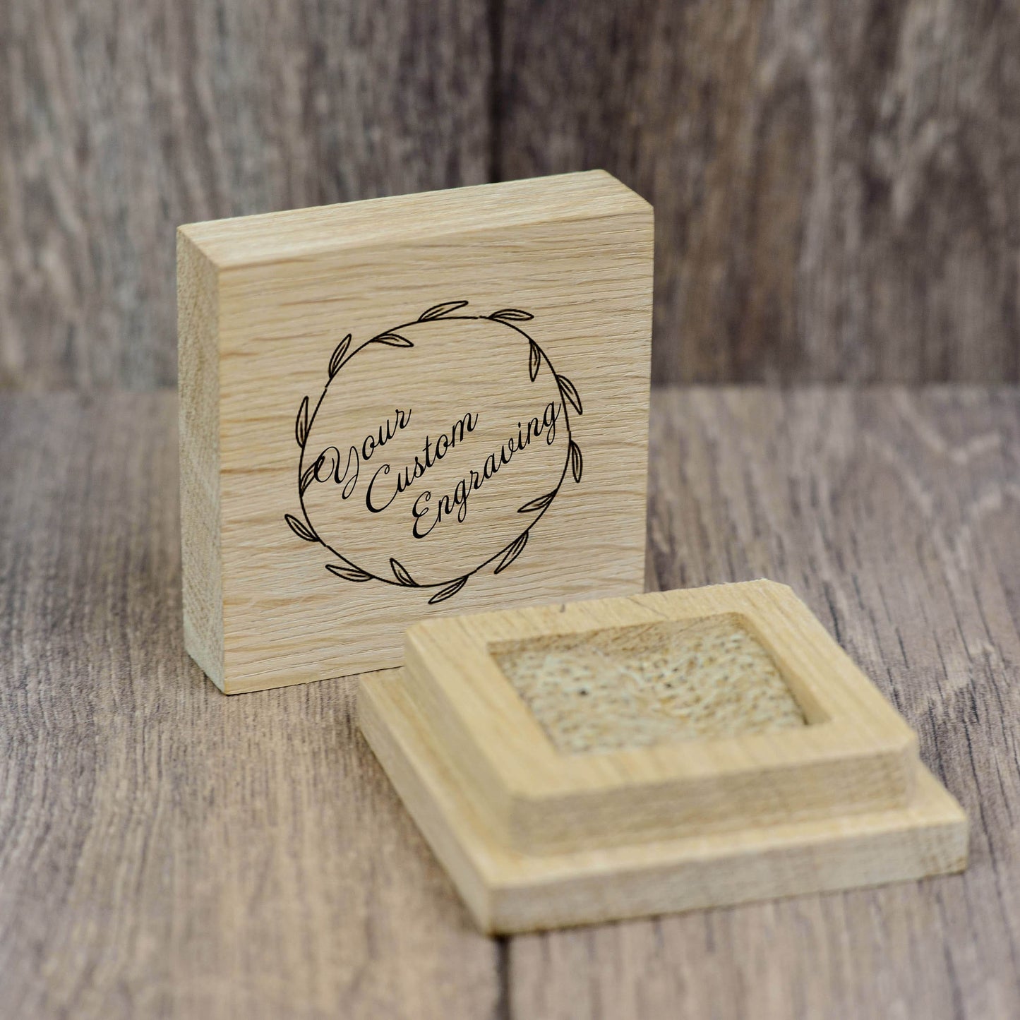 Wooden Resin Ring, Unique Custom Ring Personalized Anniversary Gifts