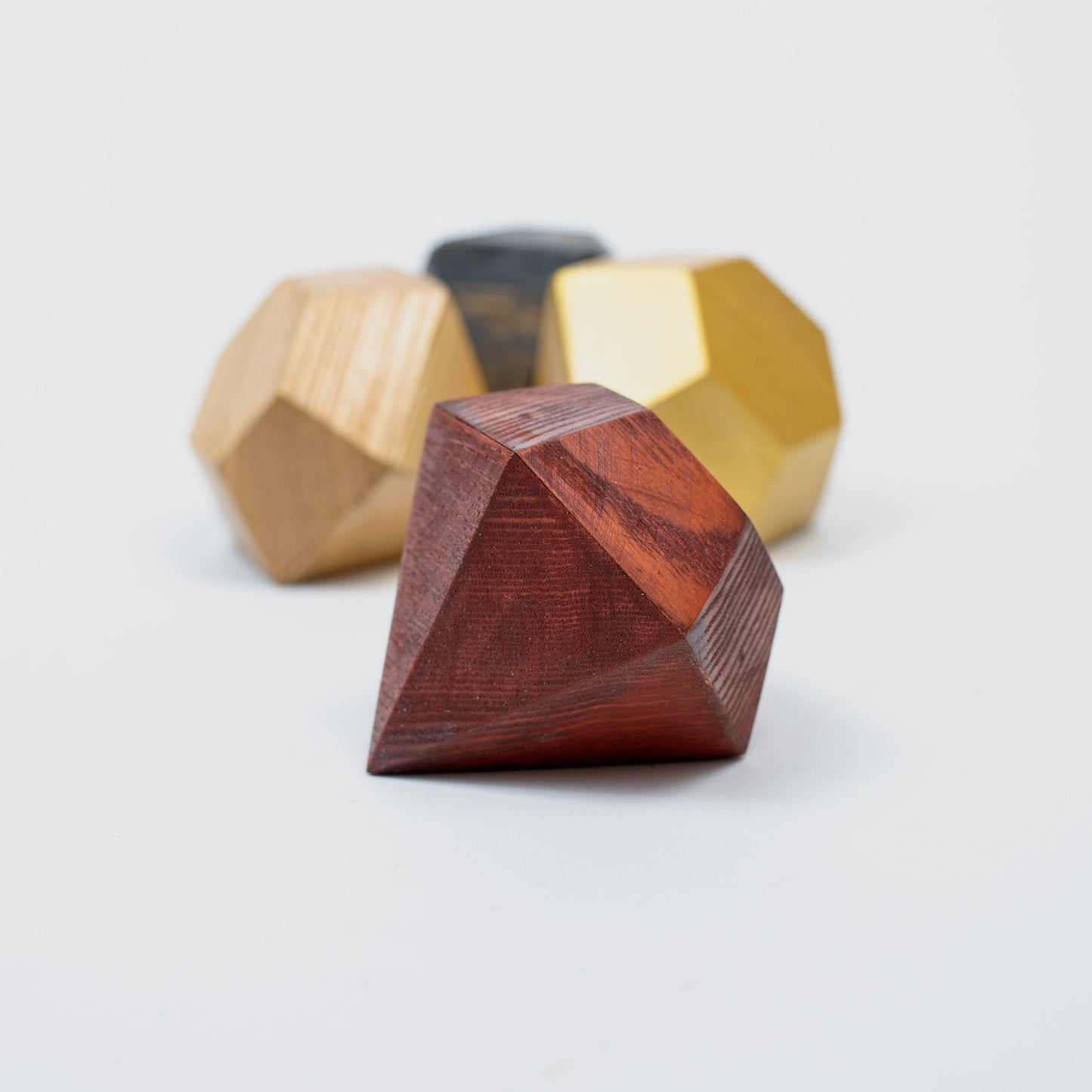 Personalized Diamond Shaped Wood Ring Box: Engagement Proposal
