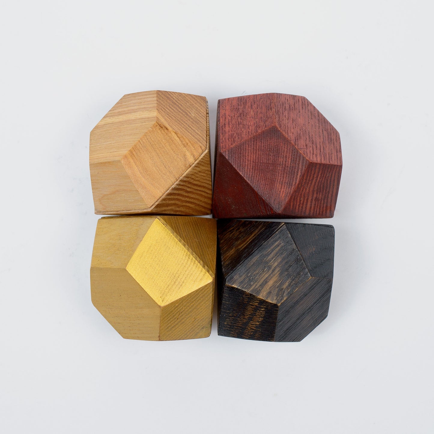 Personalized Diamond Shaped Wood Ring Box: Engagement Proposal