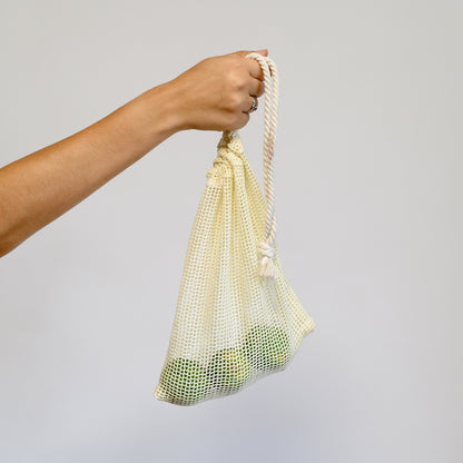 Organic Linen Eco Bag Set: Reusable Net Produce Bags