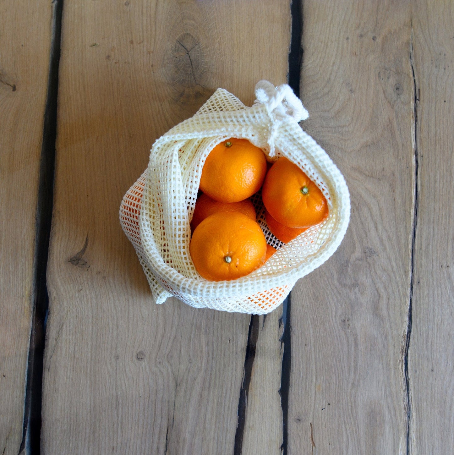 Organic Linen Eco Bag Set: Reusable Net Produce Bags