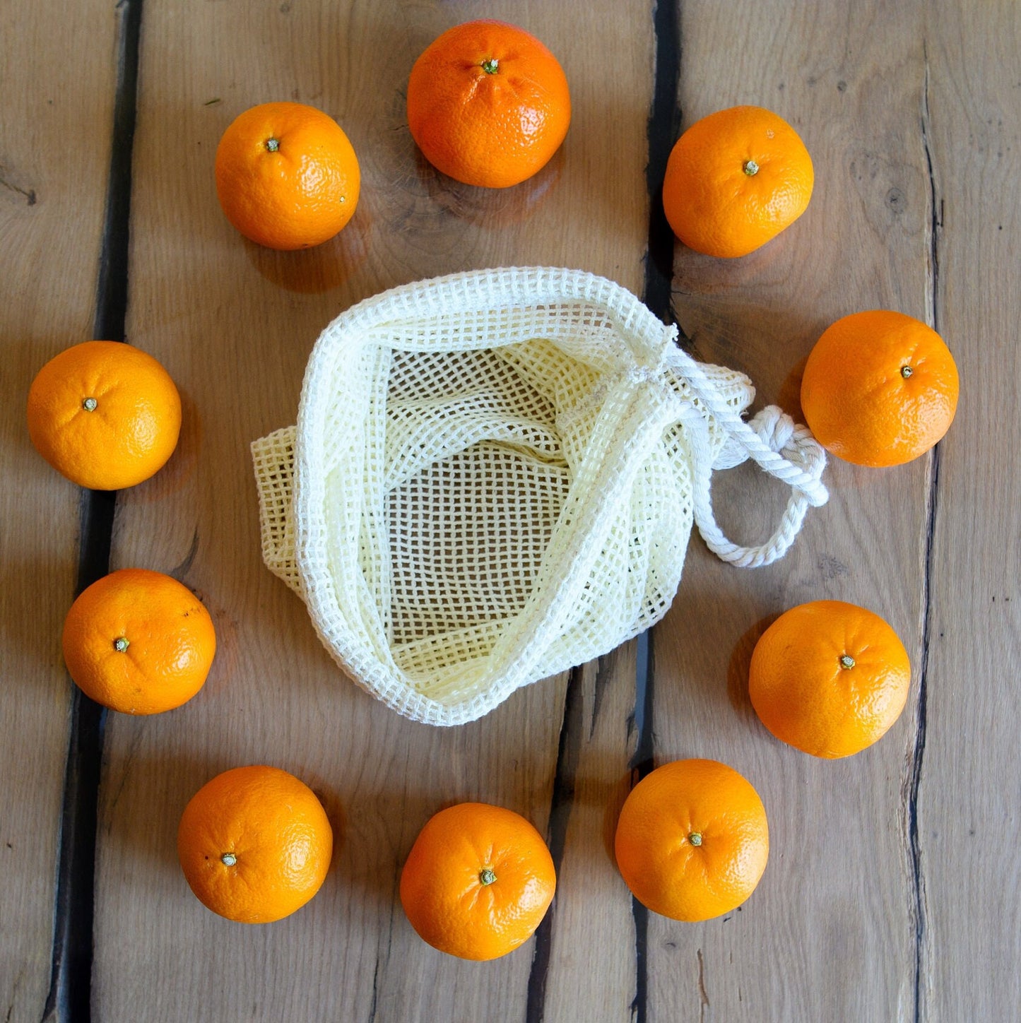 Organic Linen Eco Bag Set: Reusable Net Produce Bags