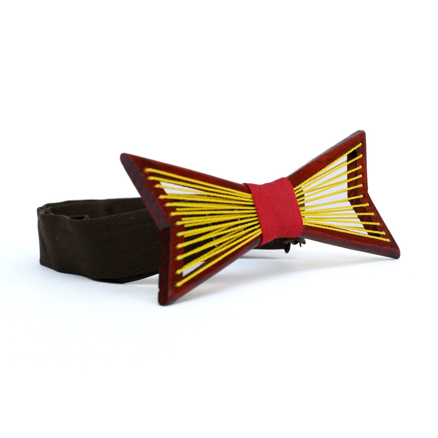Oak Wood Bow Tie, Groomsmen Gift, Handmade in Ukraine