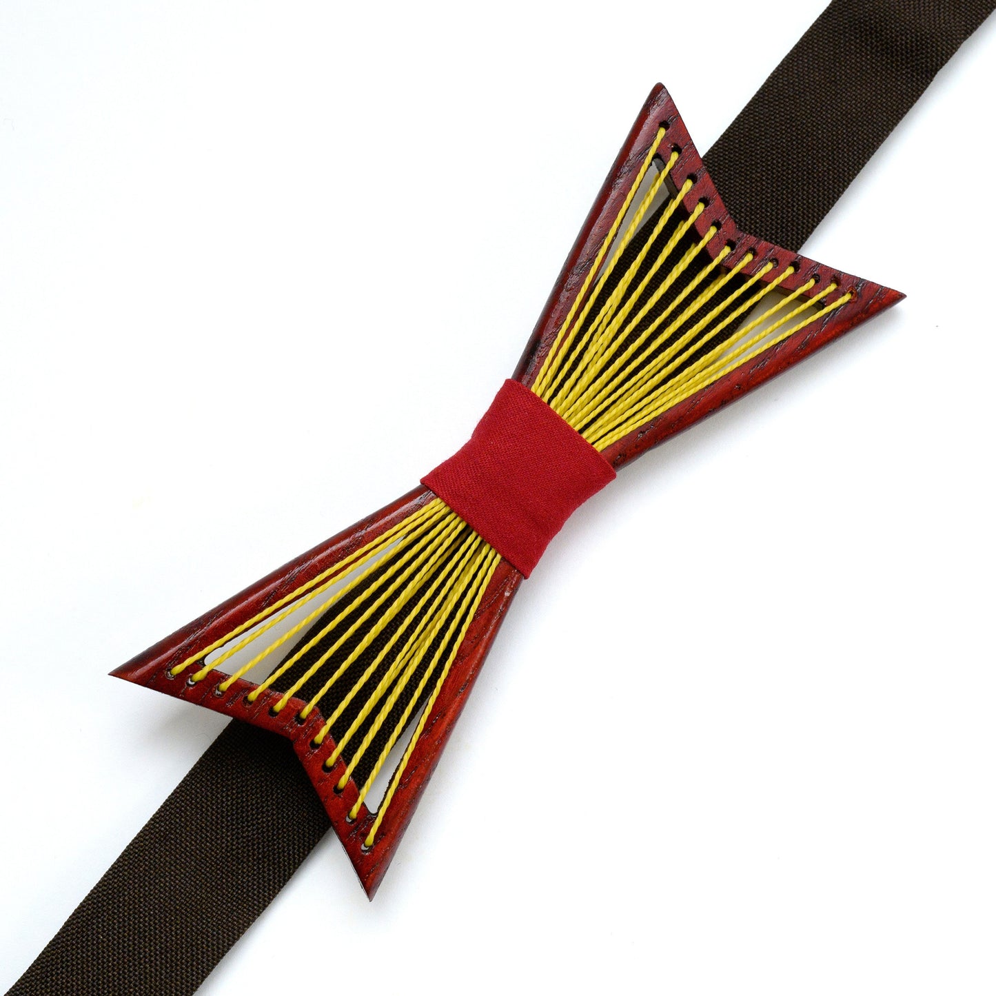 Oak Wood Bow Tie, Groomsmen Gift, Handmade in Ukraine