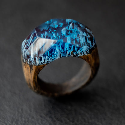 Wood Resin Ring Gift For Wife 5th Anniversary Gift