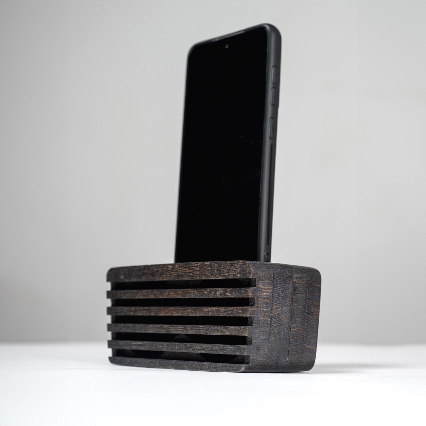 Personalized Phone Stand with Sound Amplifier - Gift for Husband