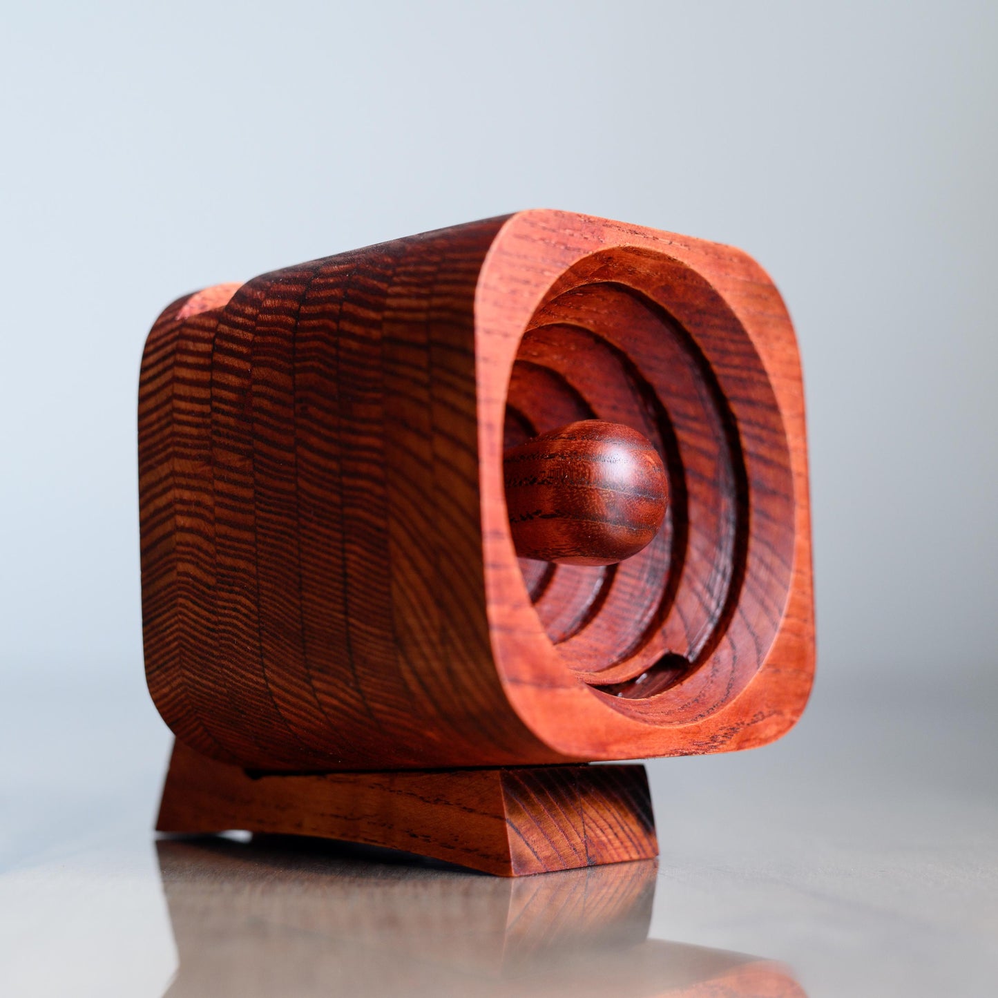 Handmade phone amplifier – a great retirement or anniversary gift.