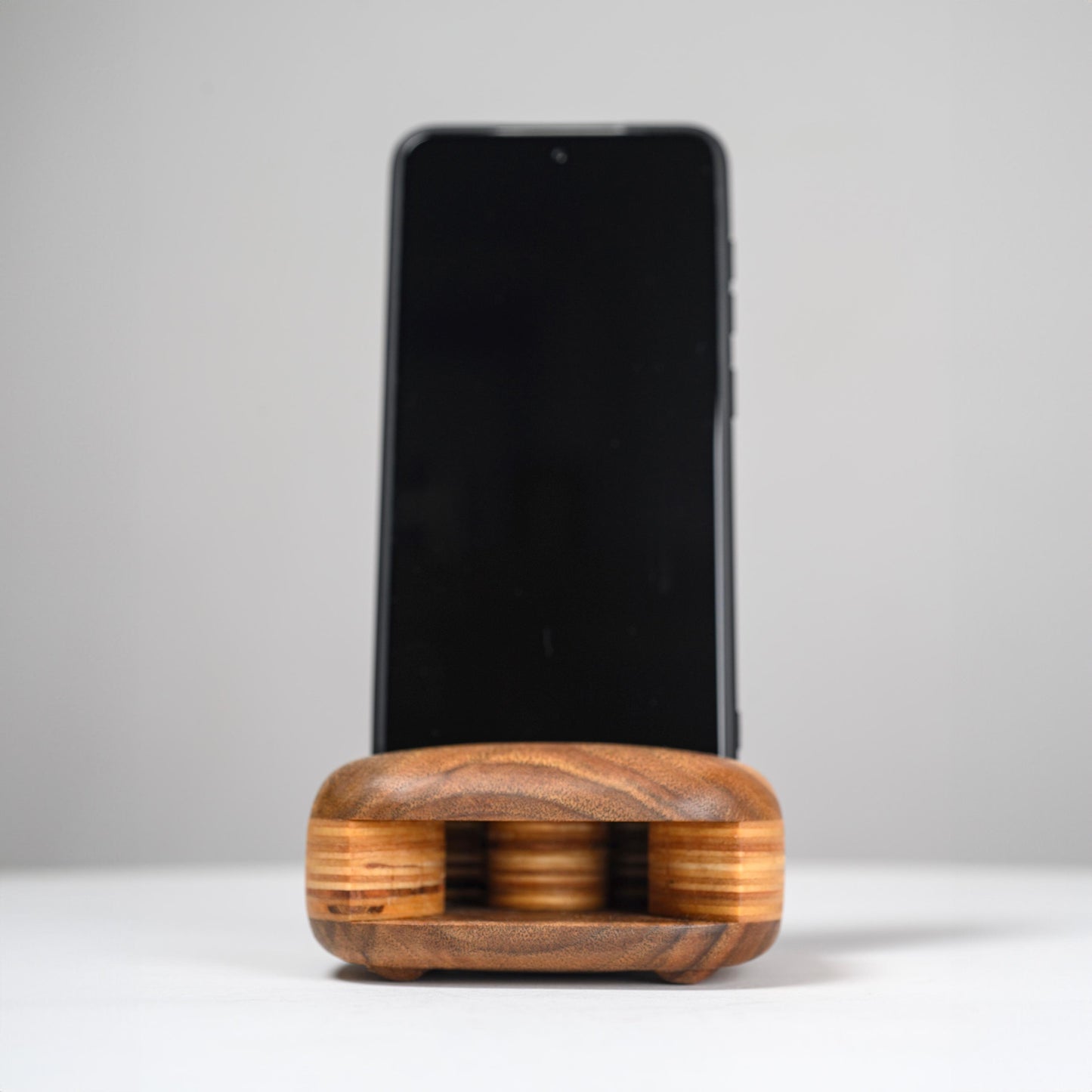 Custom Engraved Gift for Husband - Phone Stand with Acoustic Speaker Birthday Gift