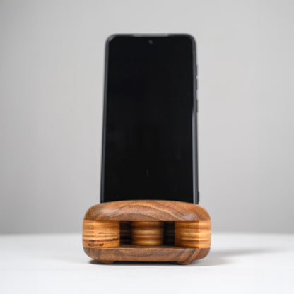 Custom Engraved Gift for Husband - Phone Stand with Acoustic Speaker Birthday Gift