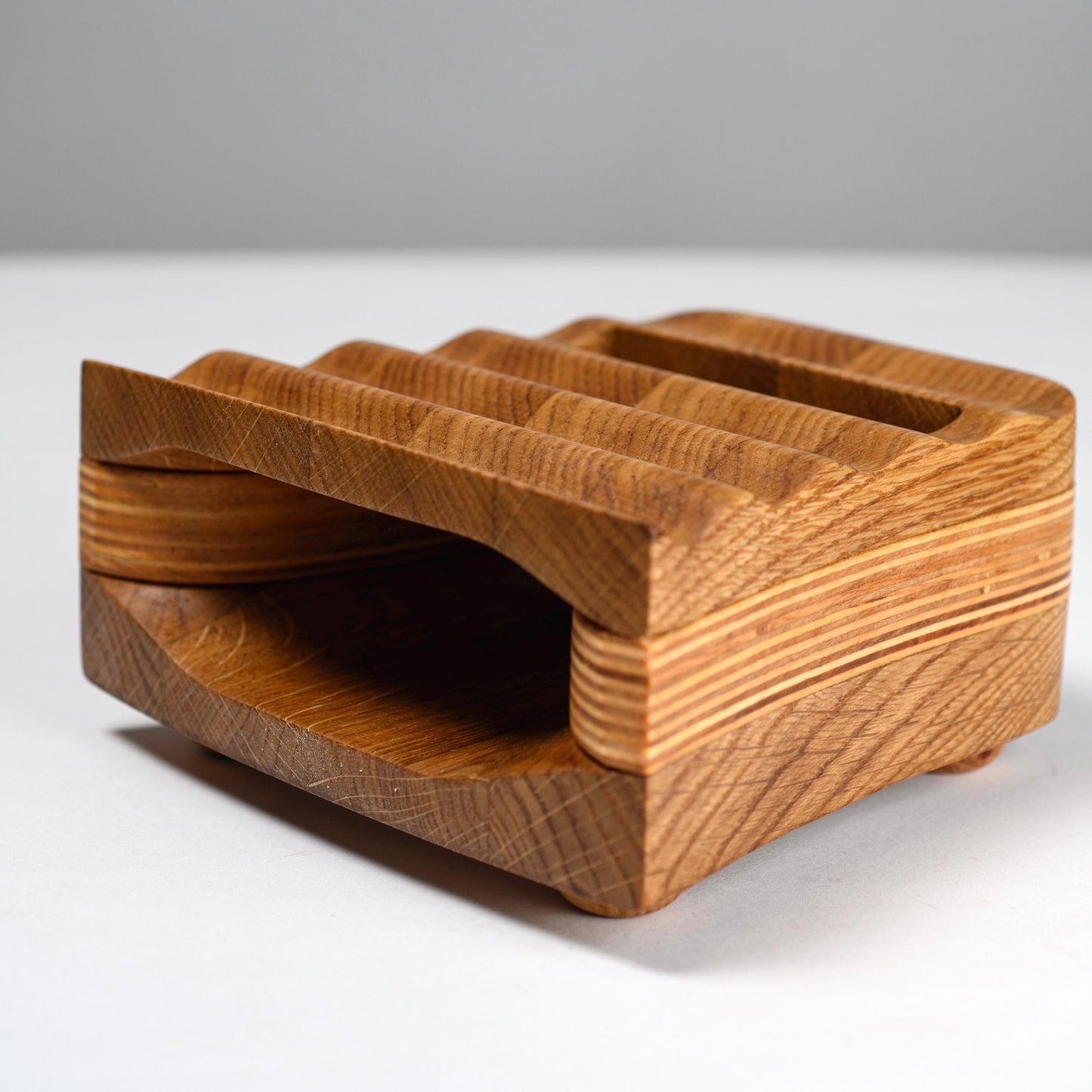 Wood Phone Stand Acoustic Speaker Charging Station Anniversary Gift for Husband Birhday Gift