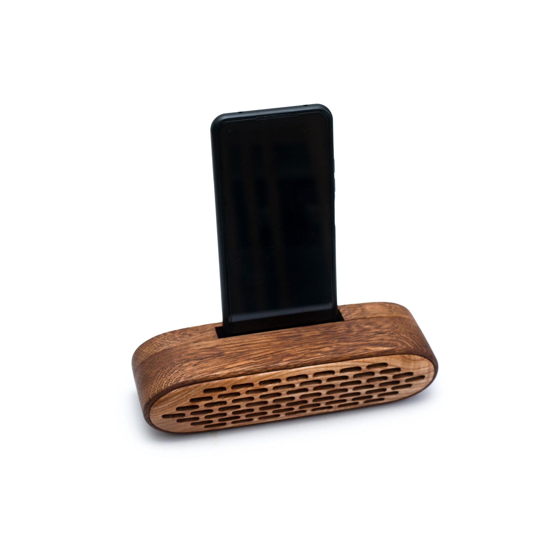 Minimalist wooden charging station – premium desk organization accessory