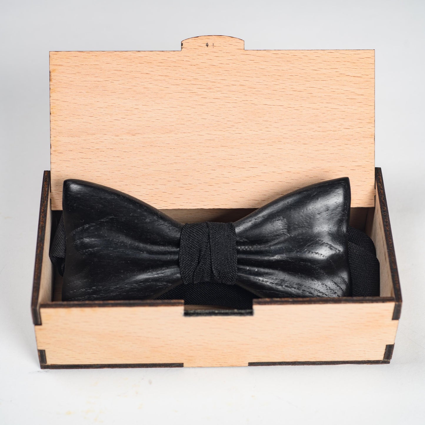 Oak Wooden Bowtie: Boho Wedding Groomsmen Gift