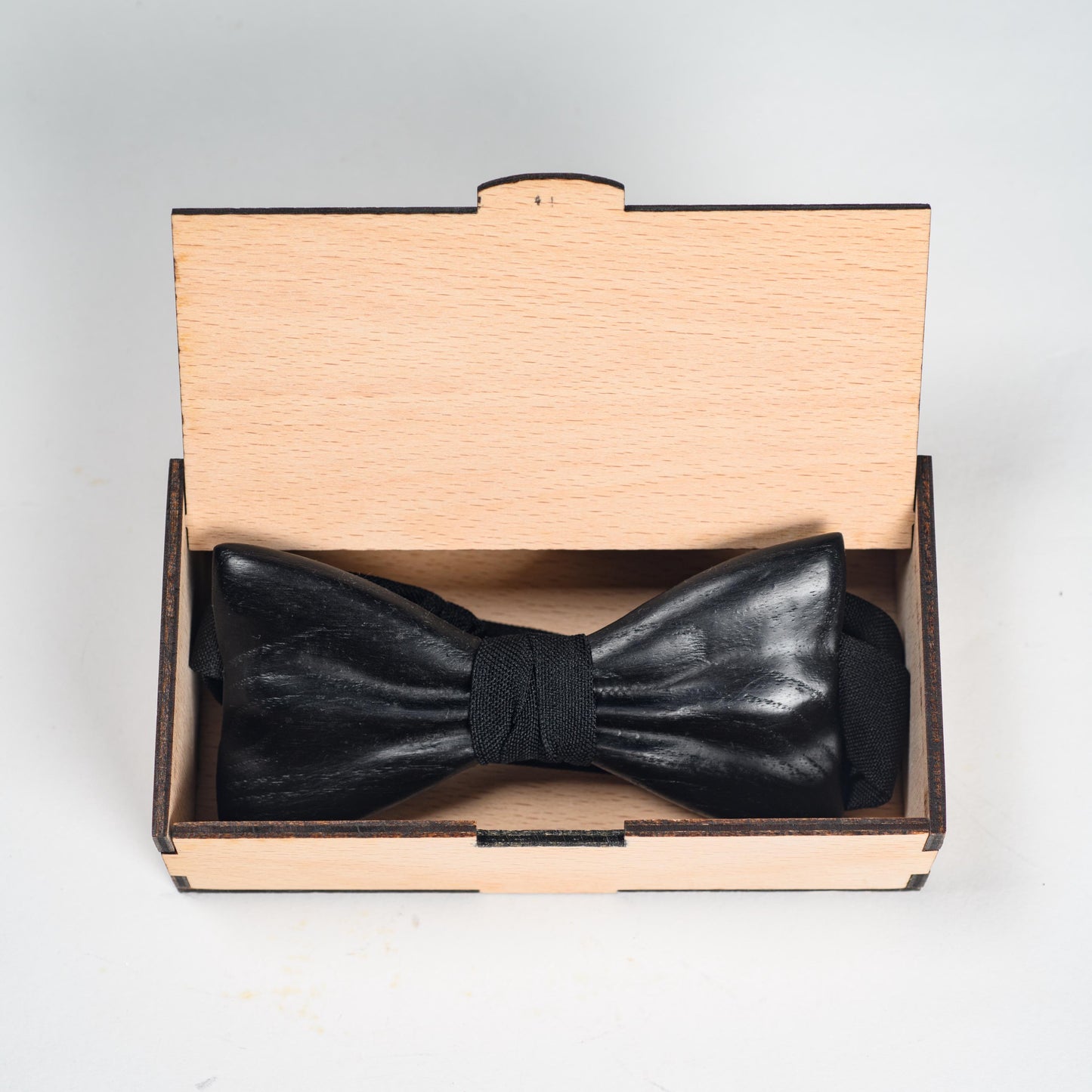 Oak Wooden Bowtie: Boho Wedding Groomsmen Gift