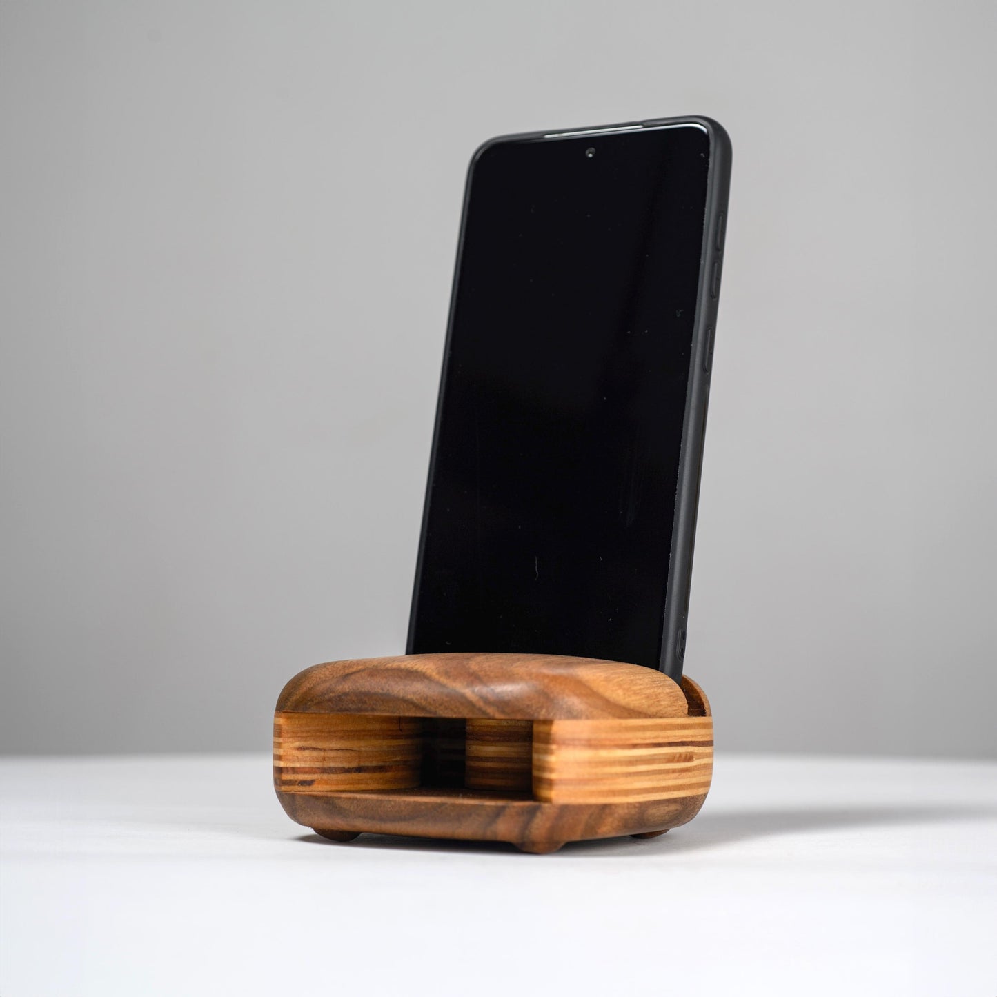 Custom Engraved Gift for Husband - Phone Stand with Acoustic Speaker Birthday Gift