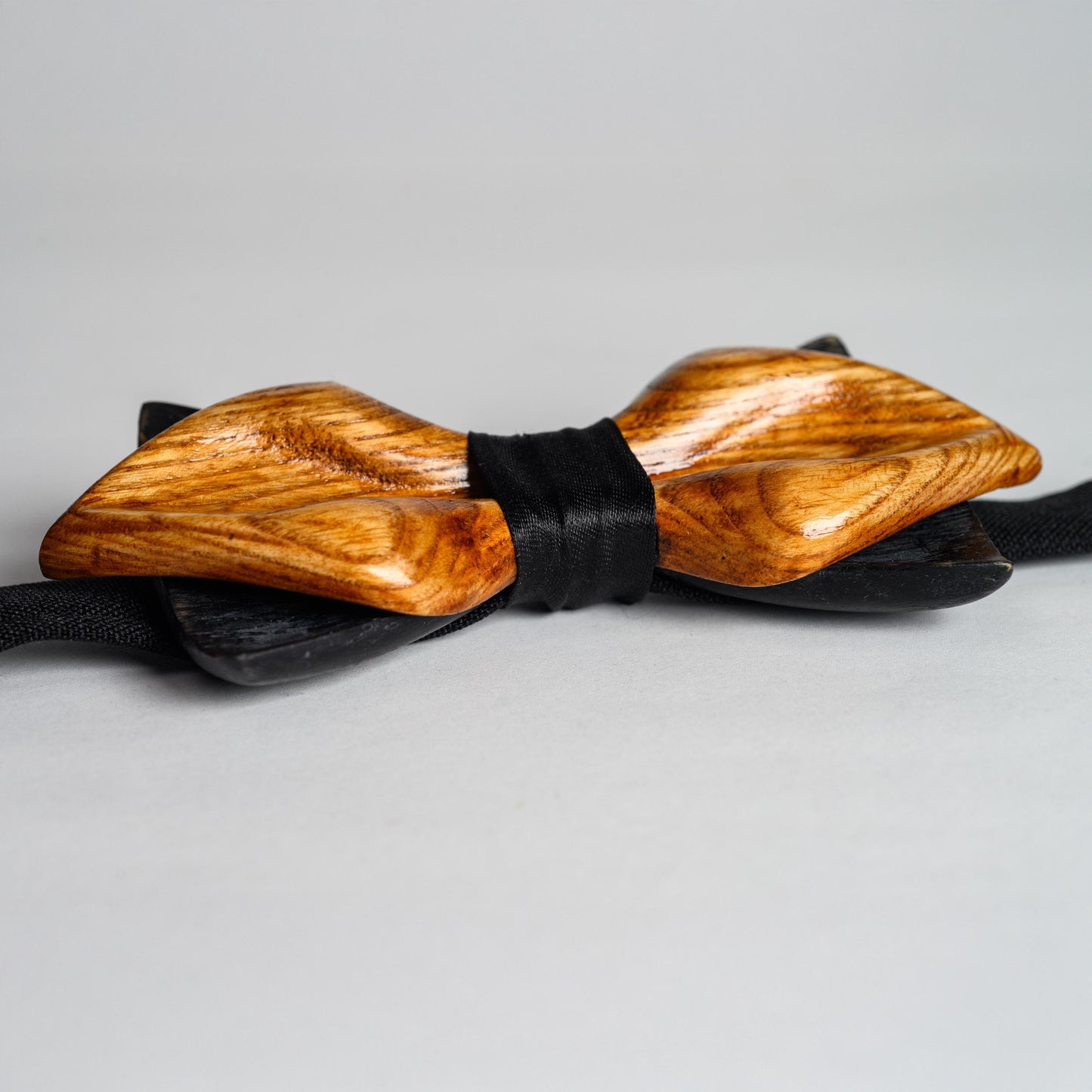 Oak Wood Bow Tie Anniversary Gift for Men, Groomsmen Proposal Wedding Accessories