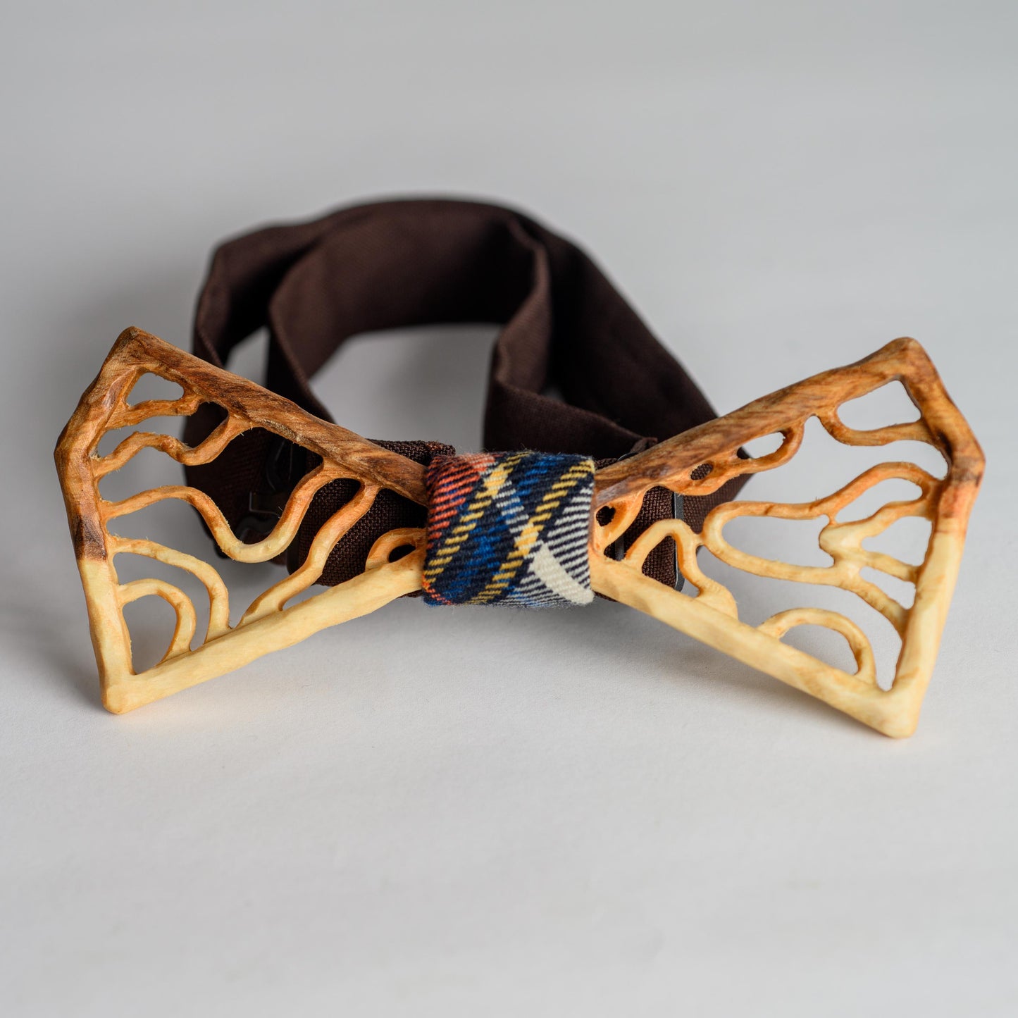 Handmade Ash Wood Bow Tie: Groomsmen Gift Wedding Accessory
