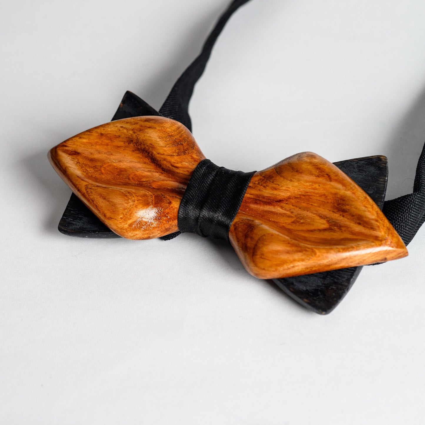 Oak Wood Bow Tie Anniversary Gift for Men, Groomsmen Proposal Wedding Accessories