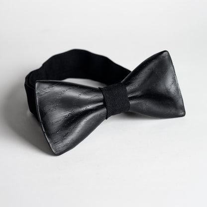 Black Wood Bow Tie For Men Personalized Wedding Accessory