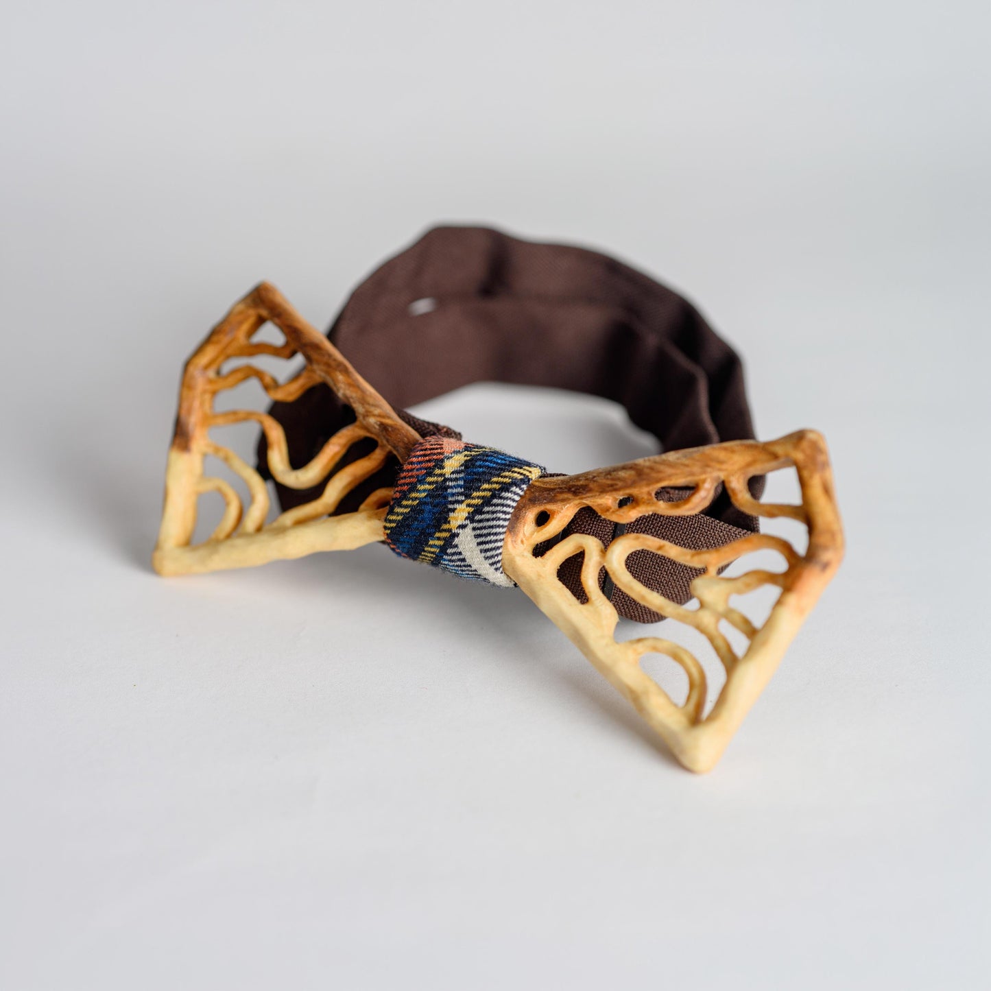 Handmade Ash Wood Bow Tie: Groomsmen Gift Wedding Accessory