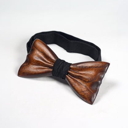 Handcrafted Oak Wood Bow Tie – Boho Wedding, Groomsmen Proposal, Fathers Day Gift
