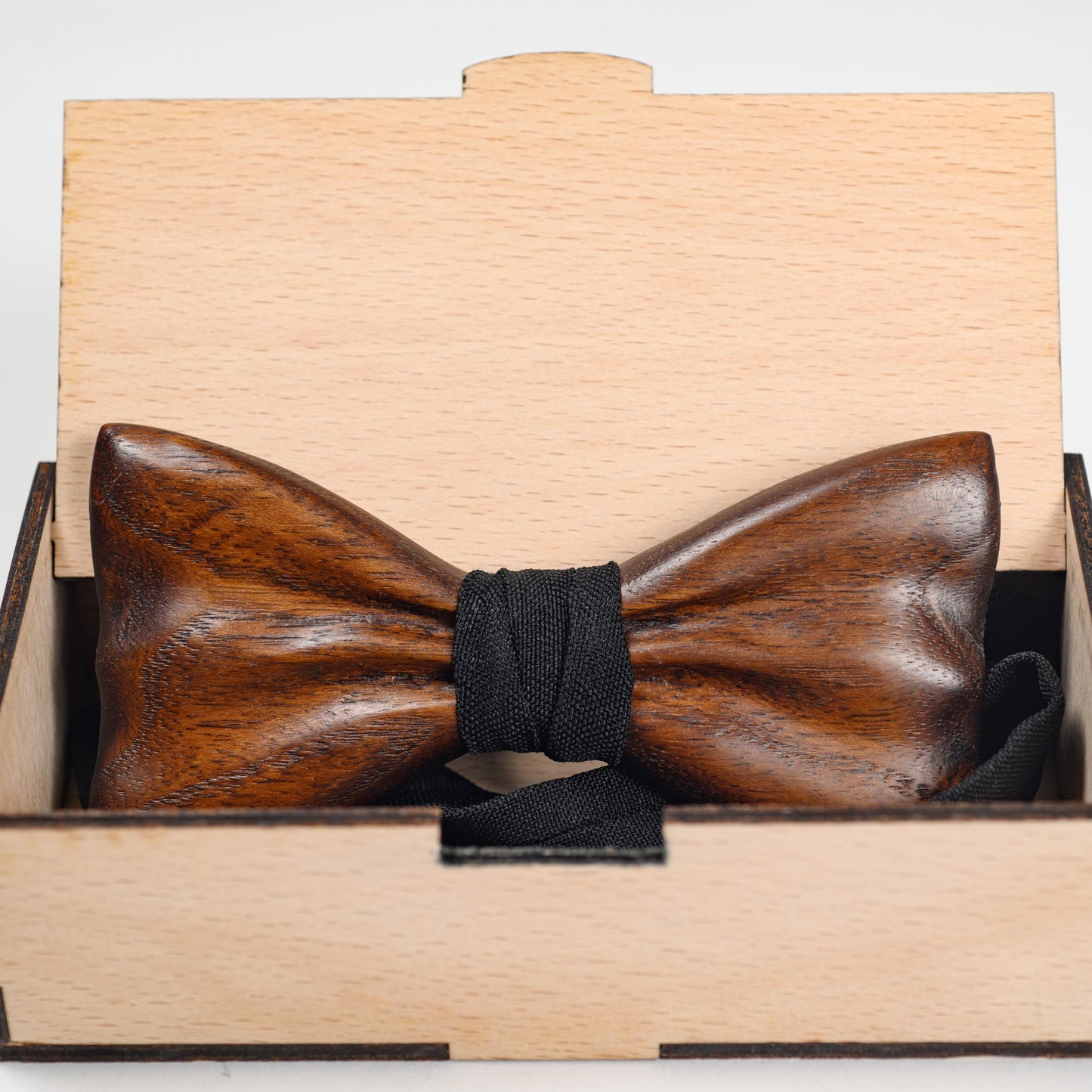 Handcrafted Oak Wood Bow Tie – Boho Wedding, Groomsmen Proposal, Fathers Day Gift