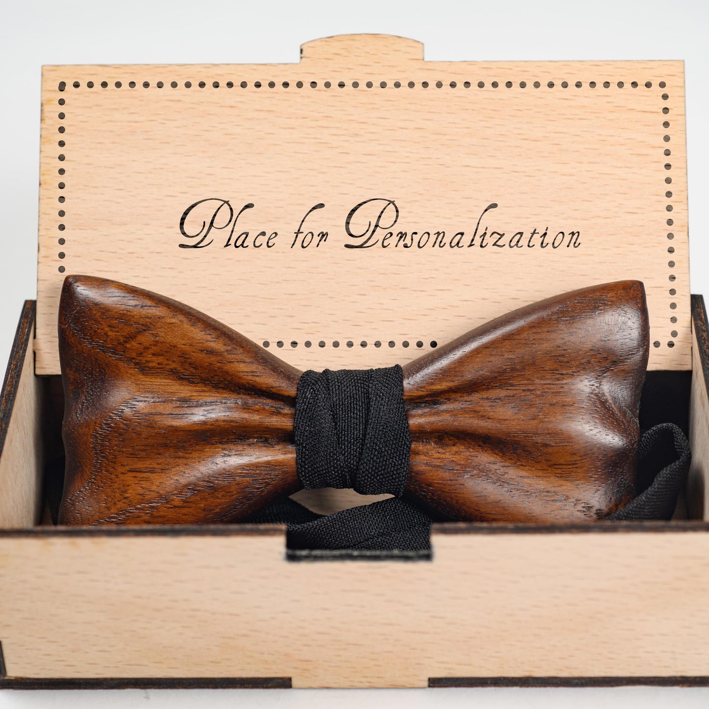 Handcrafted Oak Wood Bow Tie – Boho Wedding, Groomsmen Proposal, Fathers Day Gift
